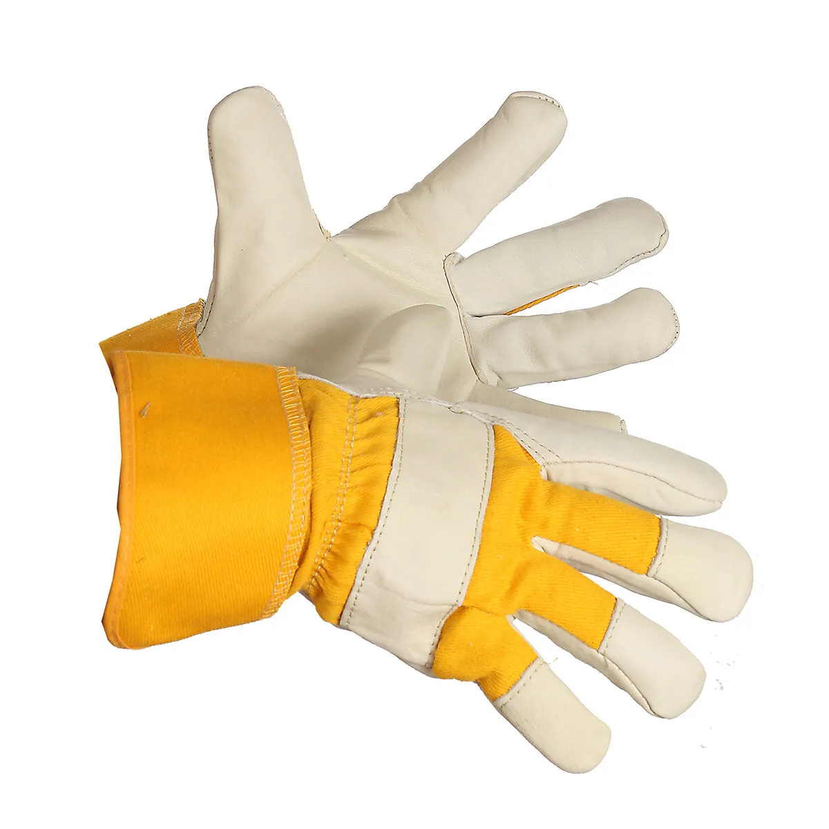 "Jack Hammer" Grain Leather Work Glove, Foam and Fleece Lined