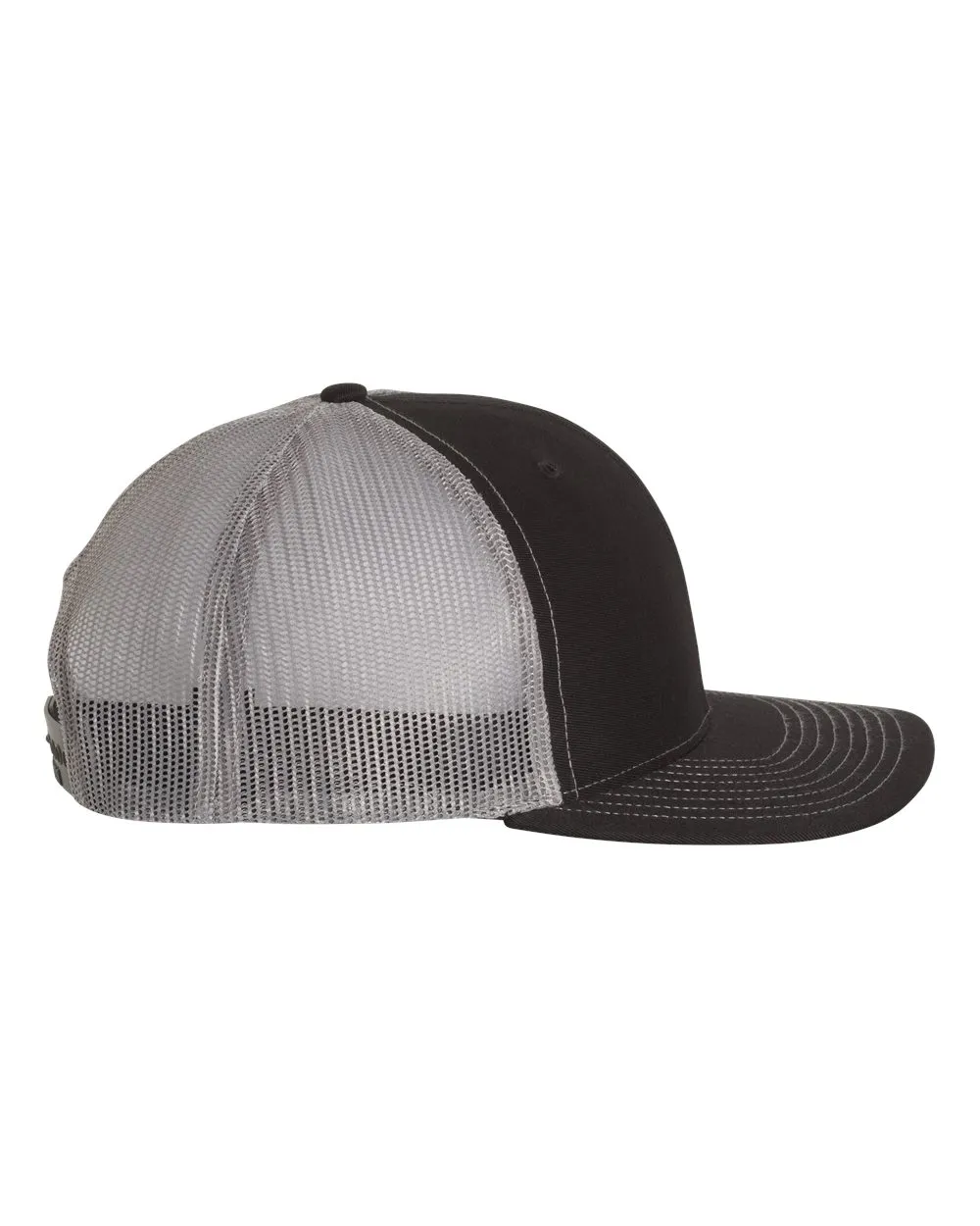 Richardson 112 Trucker Hat - Black / Charcoal