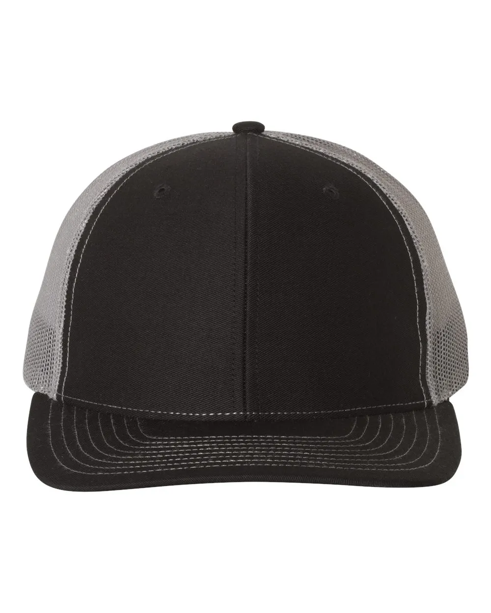 Richardson 112 Trucker Hat - Black / Charcoal