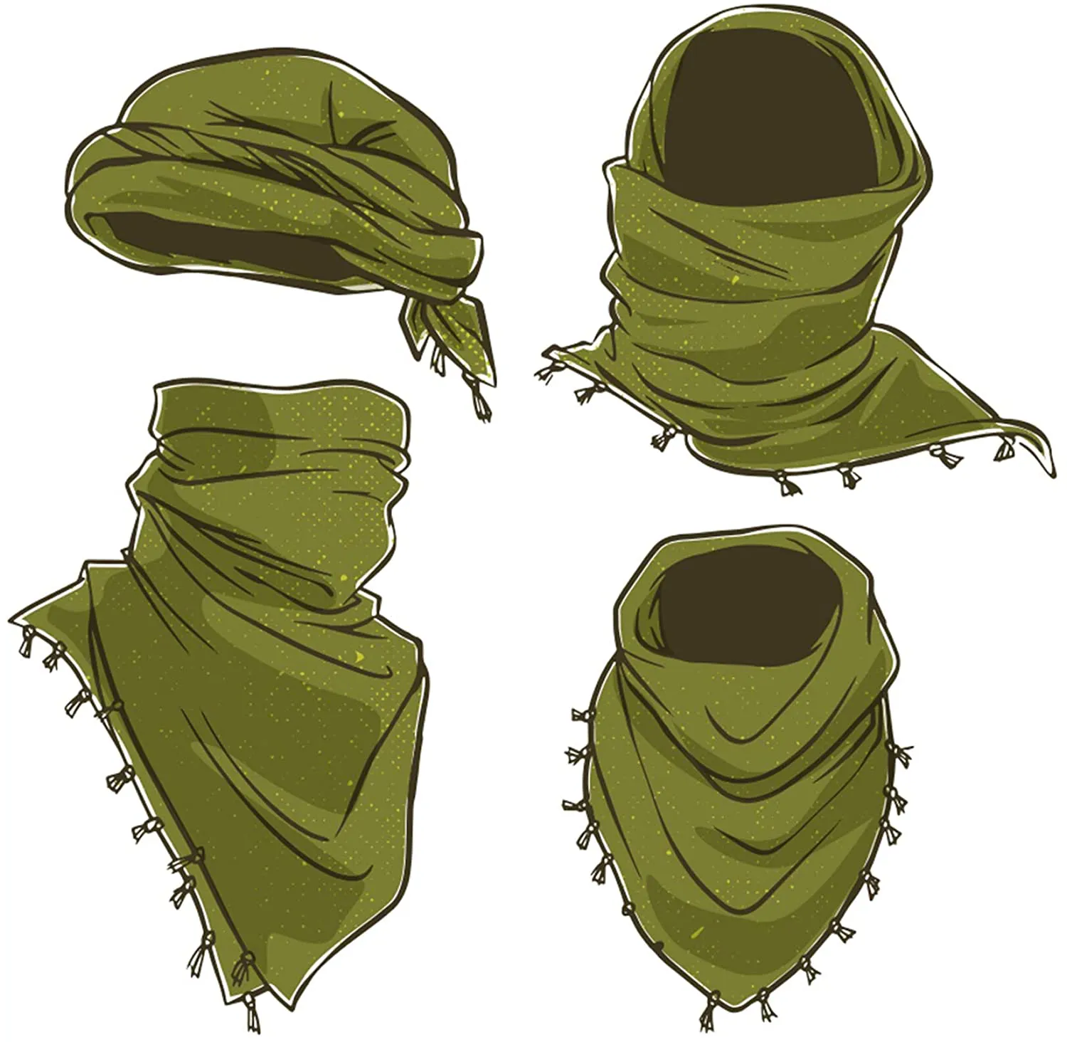 ROTHCO Men'S Lightweight Shemagh Tactical Desert Scarves