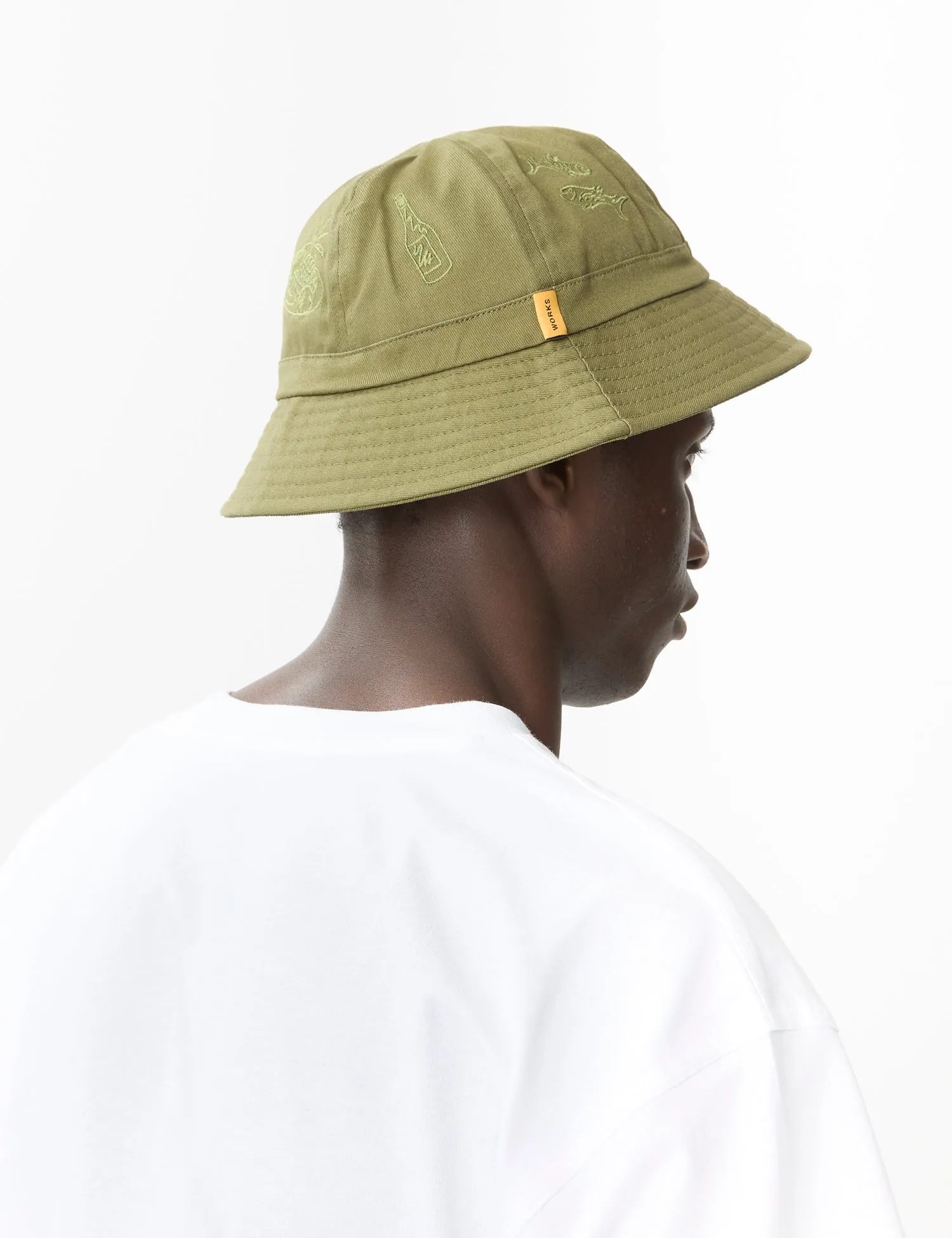 Service Works Mardi Bucket Hat - Olive Green