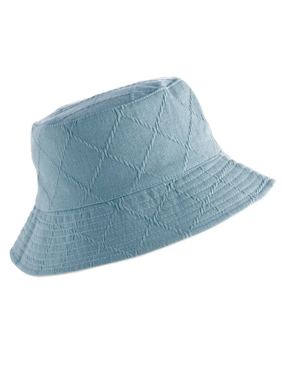 Shiraleah Julia Bucket Hat, Denim - FINAL SALE ONLY