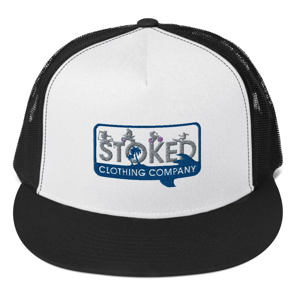 Stoked Clothing Logo Trucker Cap v2