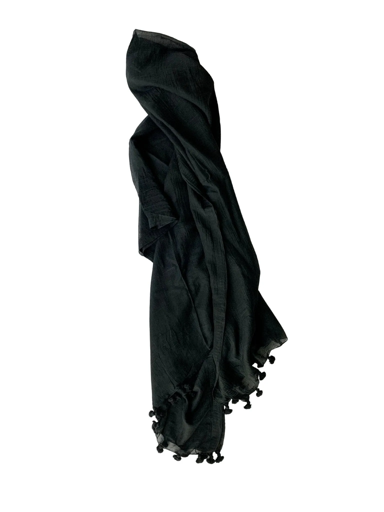 Tassel Scarf | Black