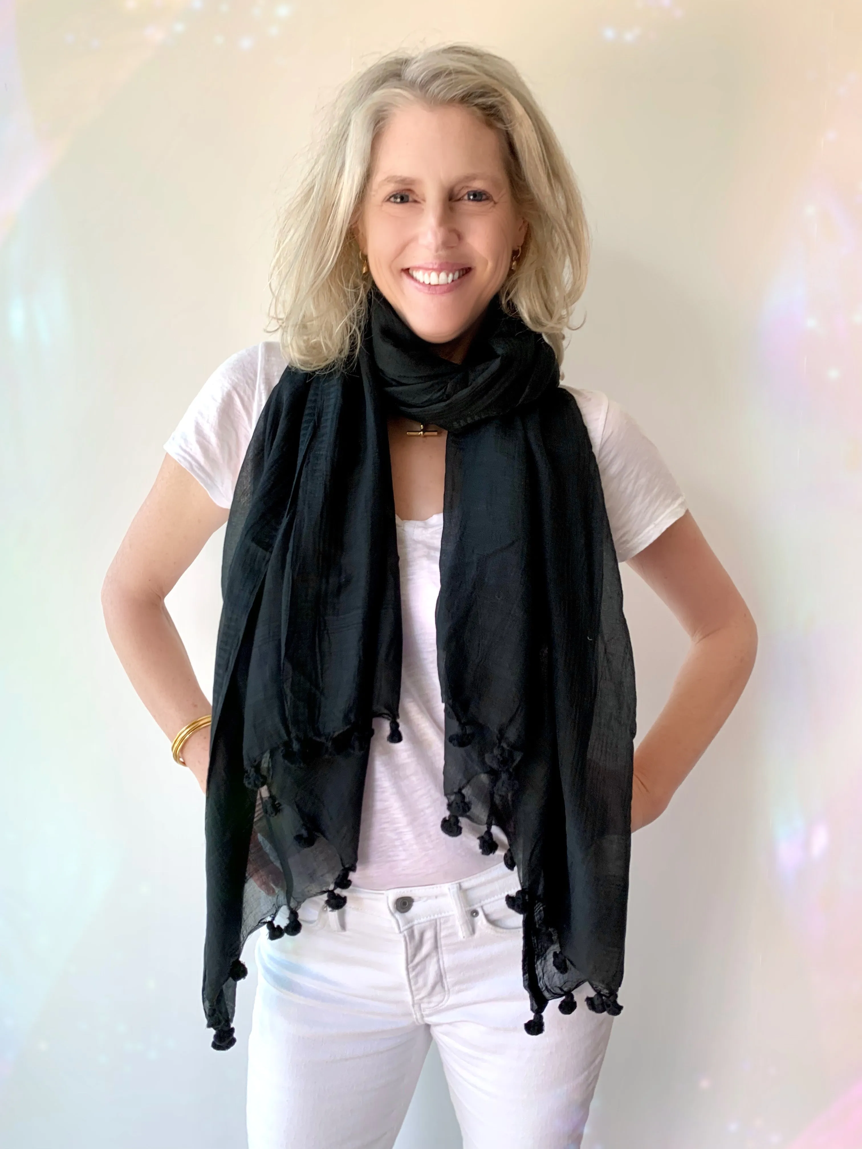 Tassel Scarf | Black