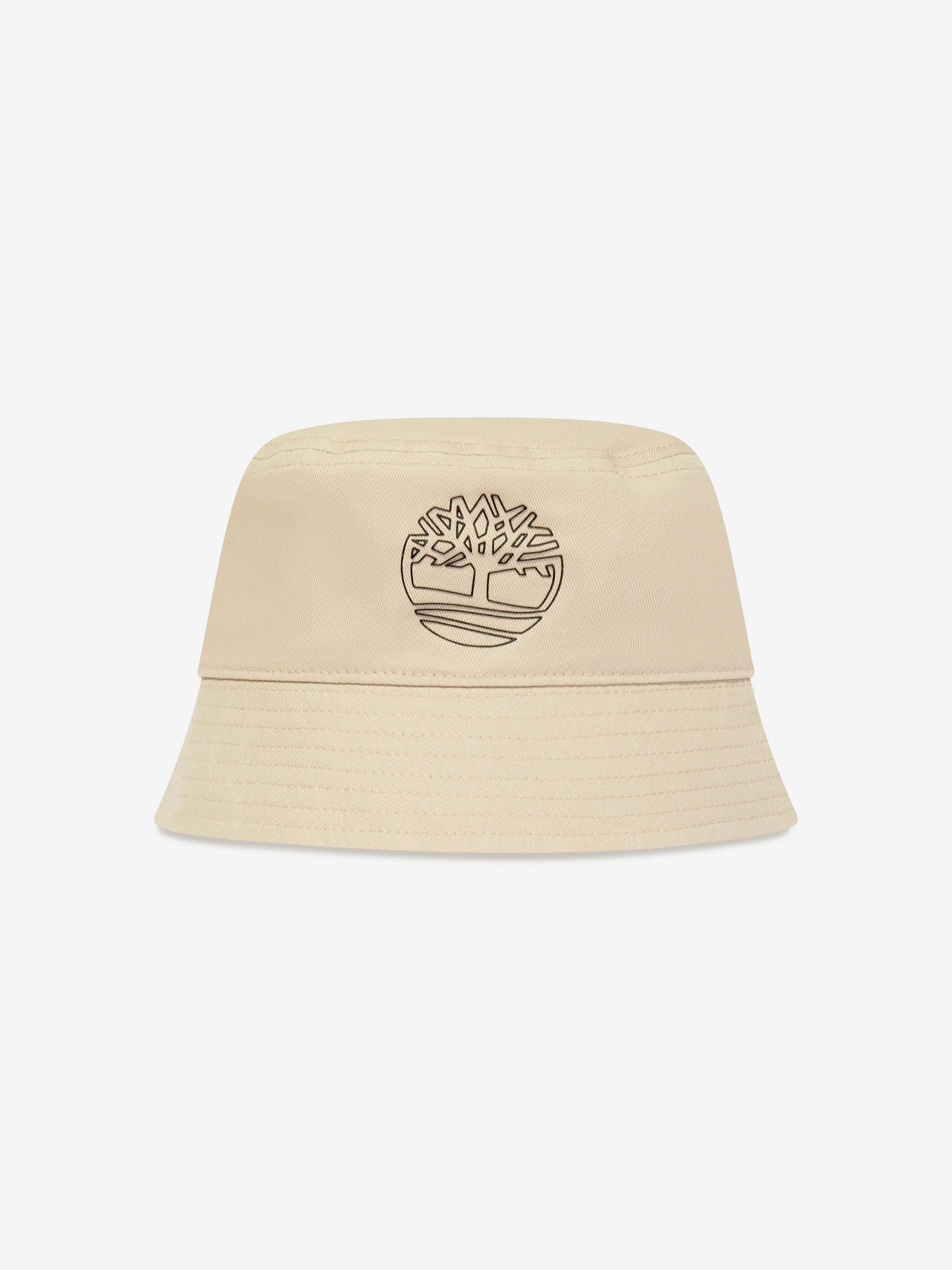 Timberland Boys Logo Bucket Hat in Beige