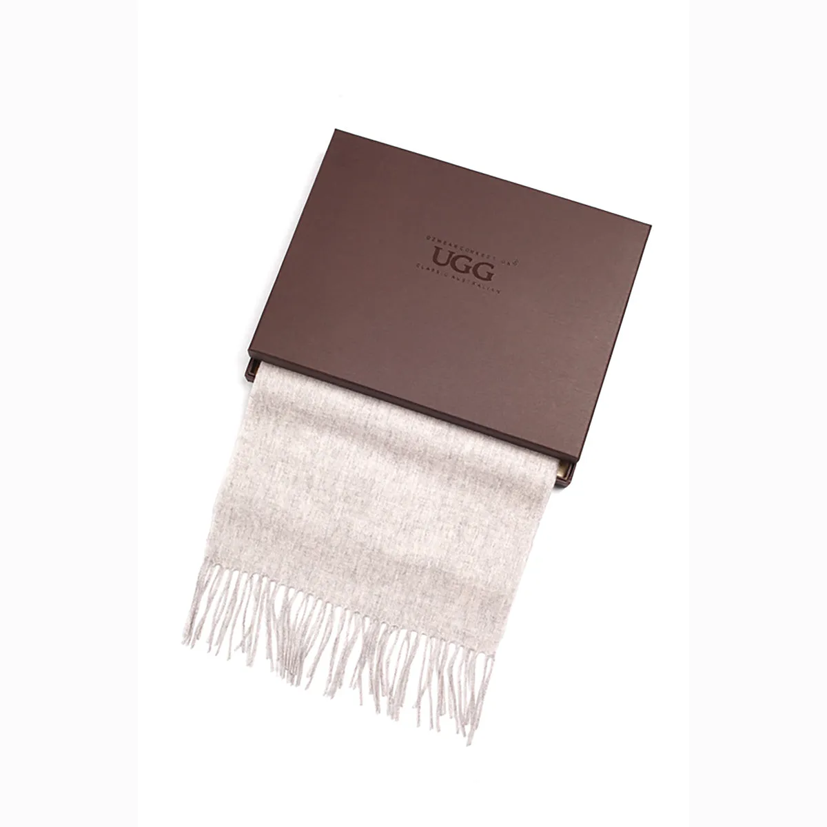 Ugg 100% Wool Scarf Grey