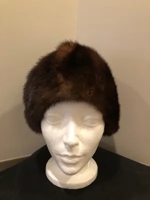 Vintage Dark Brown Fur Hat SOLD