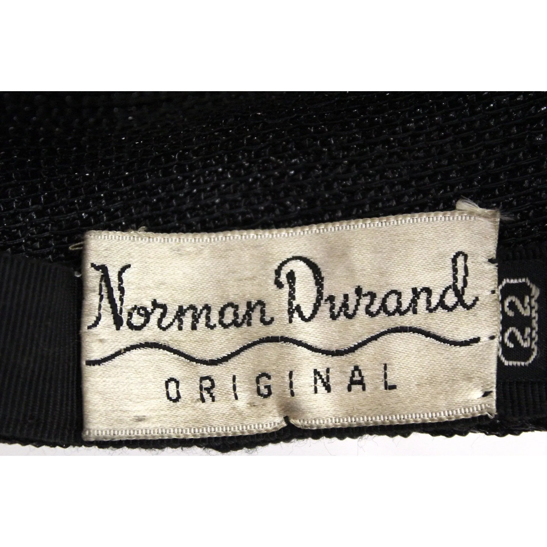 Vintage Womens 1940s Beret Cloche Fringe Detail Norman Durand Church Drama Guernsey Pie