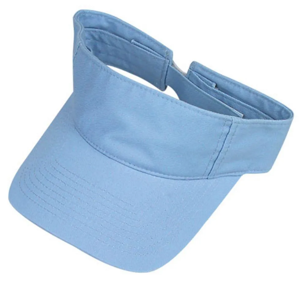 Visors Sun Plain Hat Sports Cap Cotton Golf Tennis Beach Summer Women Men Kids