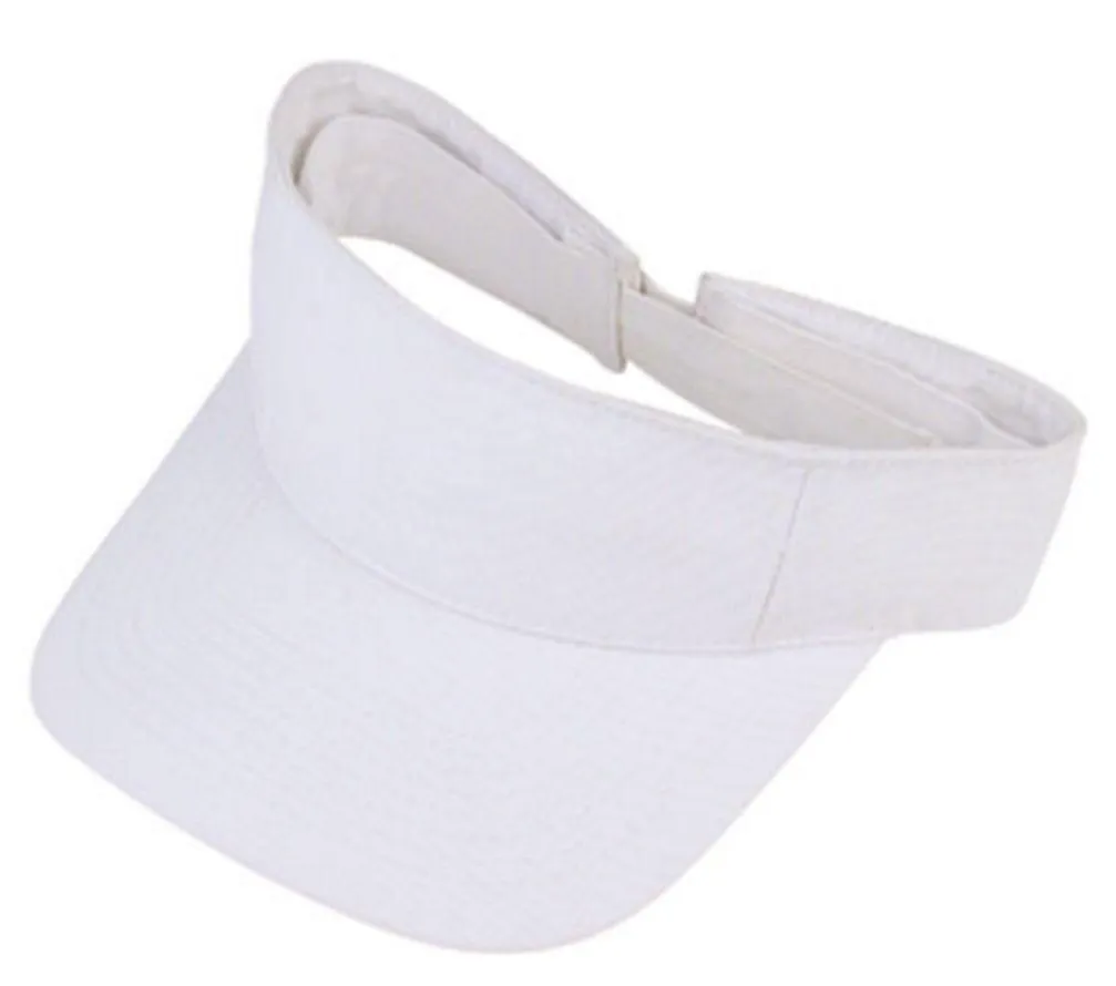 Visors Sun Plain Hat Sports Cap Cotton Golf Tennis Beach Summer Women Men Kids