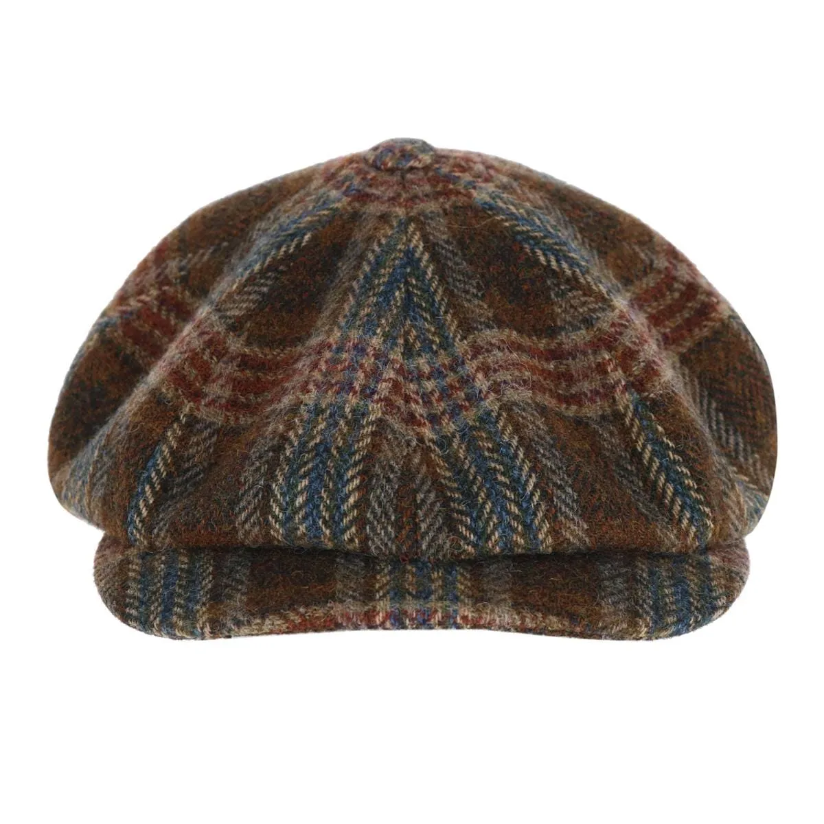 Wigens Men's Retro Newsboy Cap with Curved Peak