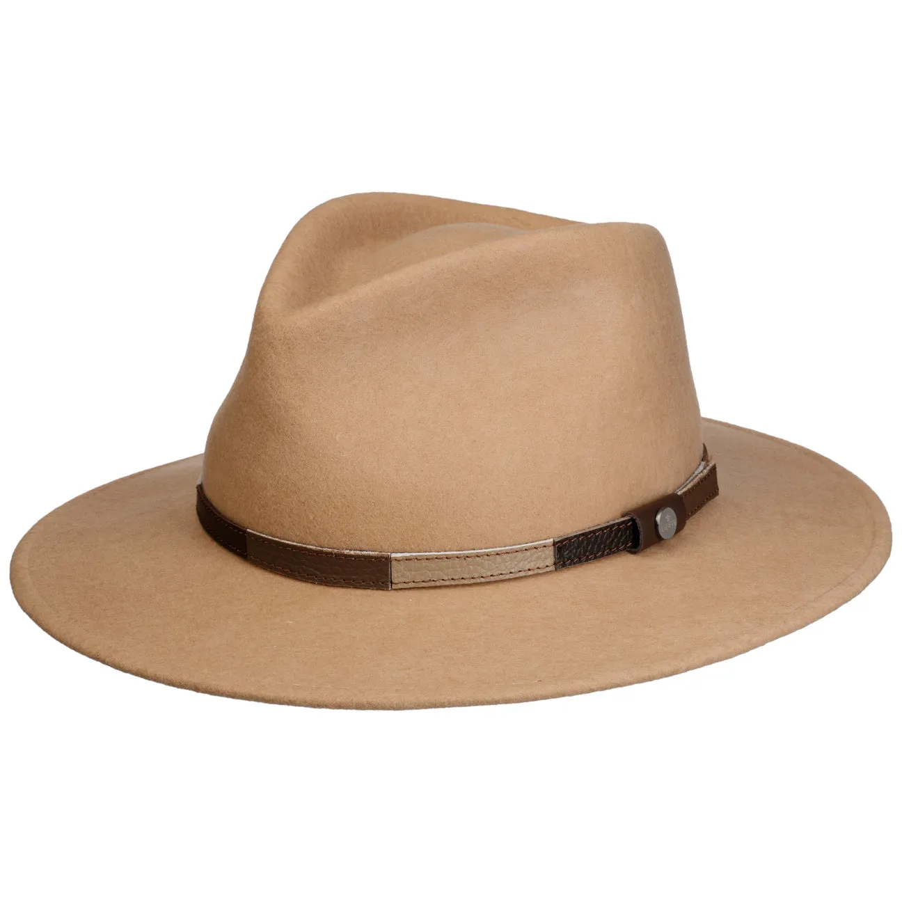 Women Melvarton Wool Hat With Leather Band Fedora Hat