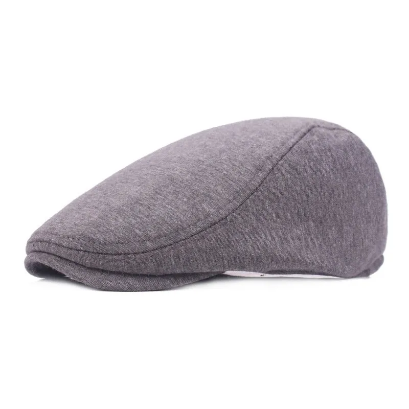 Woolen Duvet Retro Newsboy Cap (12 colors)