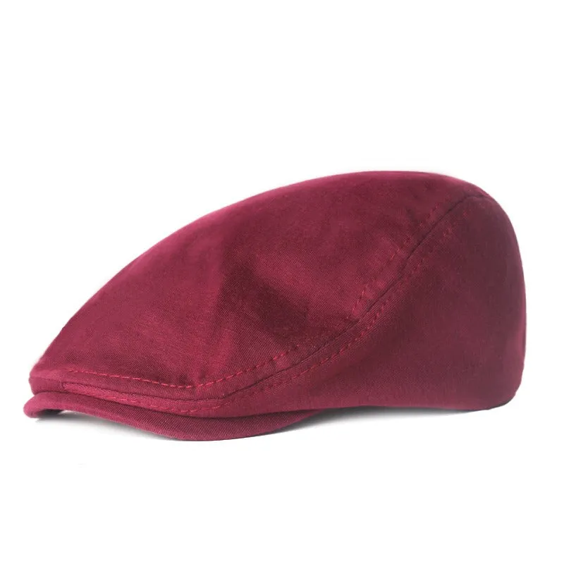 Woolen Duvet Retro Newsboy Cap (12 colors)