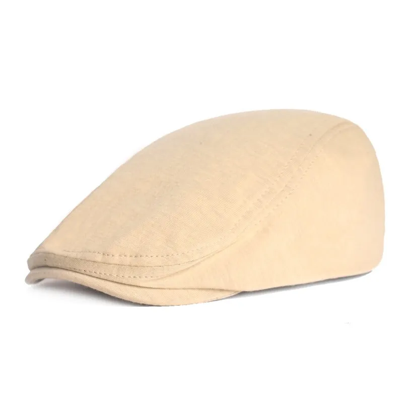 Woolen Duvet Retro Newsboy Cap (12 colors)